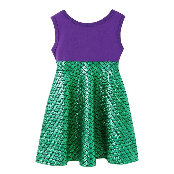 GIRLS MERMAID DRESS - Picture 2 of 3